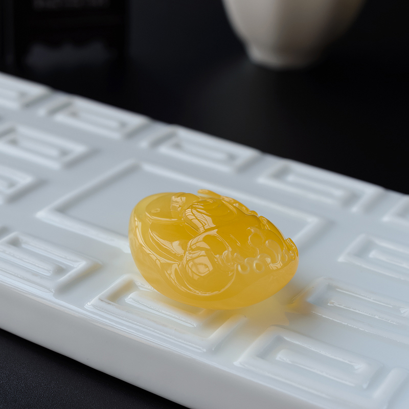 鸡油黄蜜蜡-红掌柜