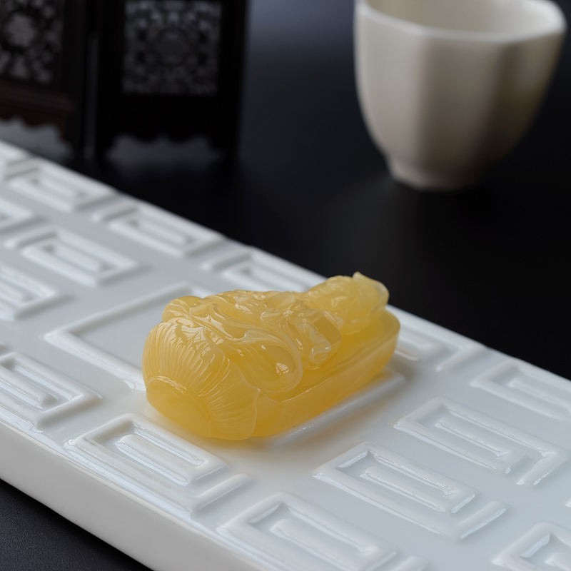 满蜜柠檬黄蜜蜡观音-红掌柜