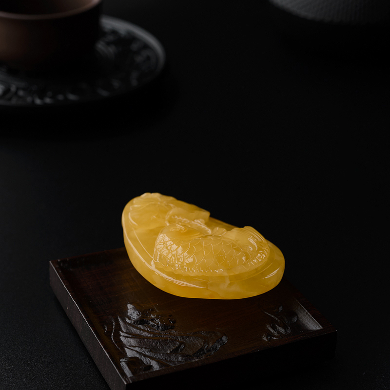 鸡油黄蜜蜡-红掌柜