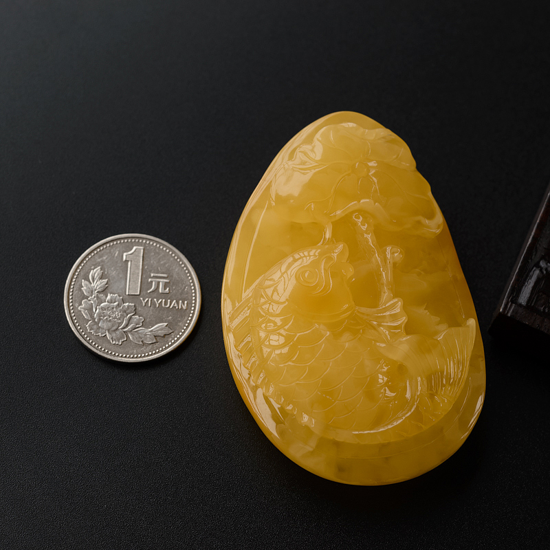 蜜蜡连年有余-红掌柜