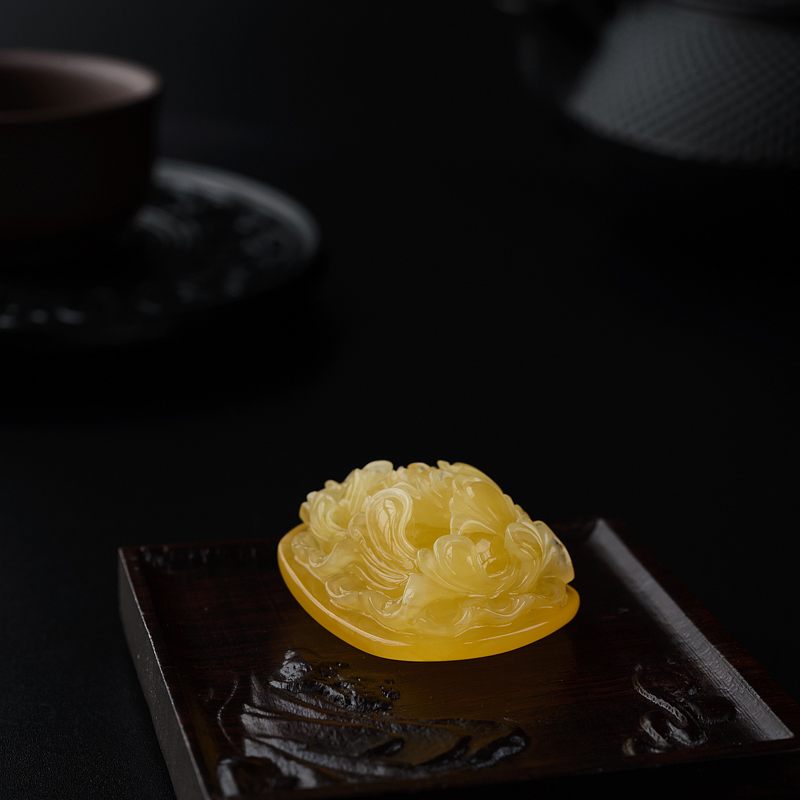 鸡油黄蜜蜡-红掌柜