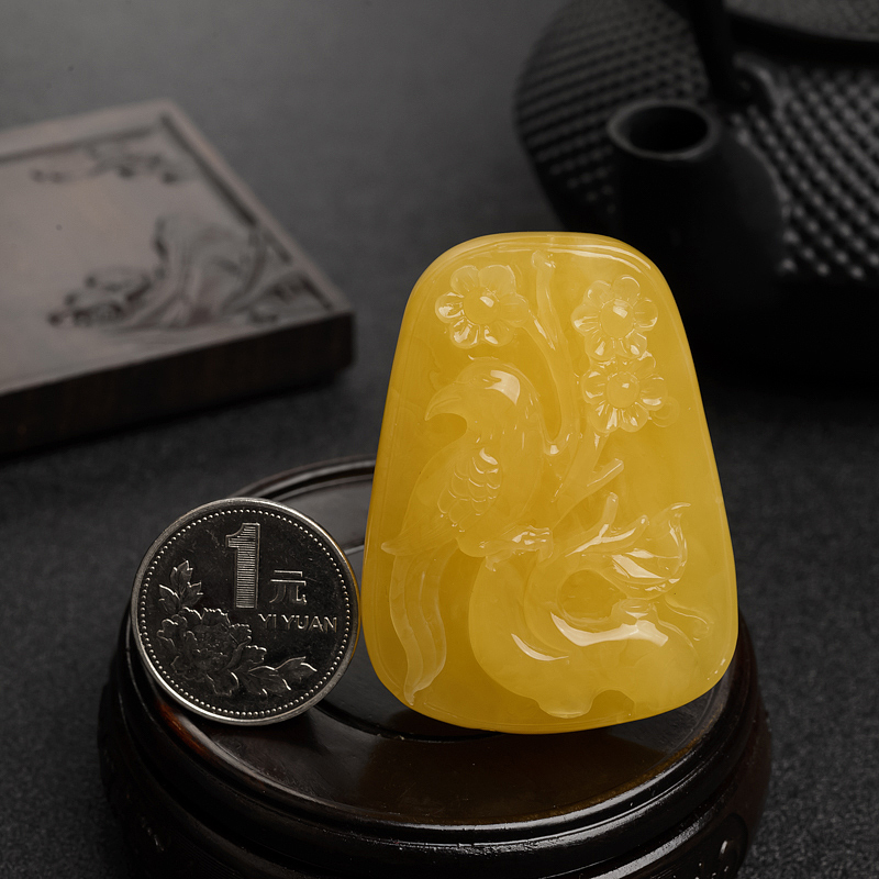 波罗的海蜜蜡吊坠 - 红掌柜