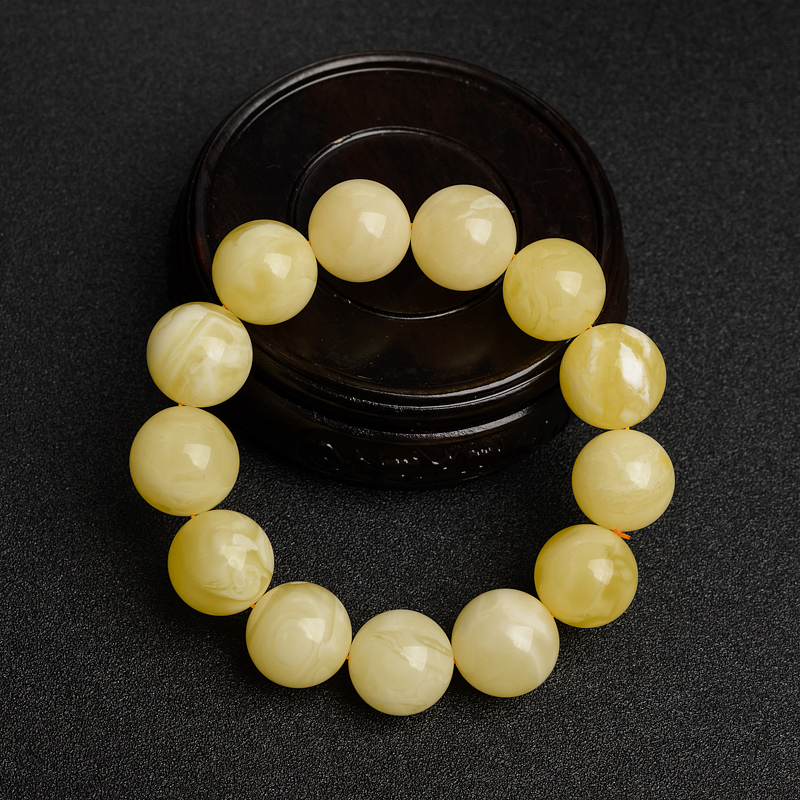 天然蜜蜡手串 - 红掌柜