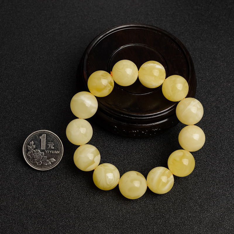 天然波罗的海白花蜜蜜蜡 - 红掌柜