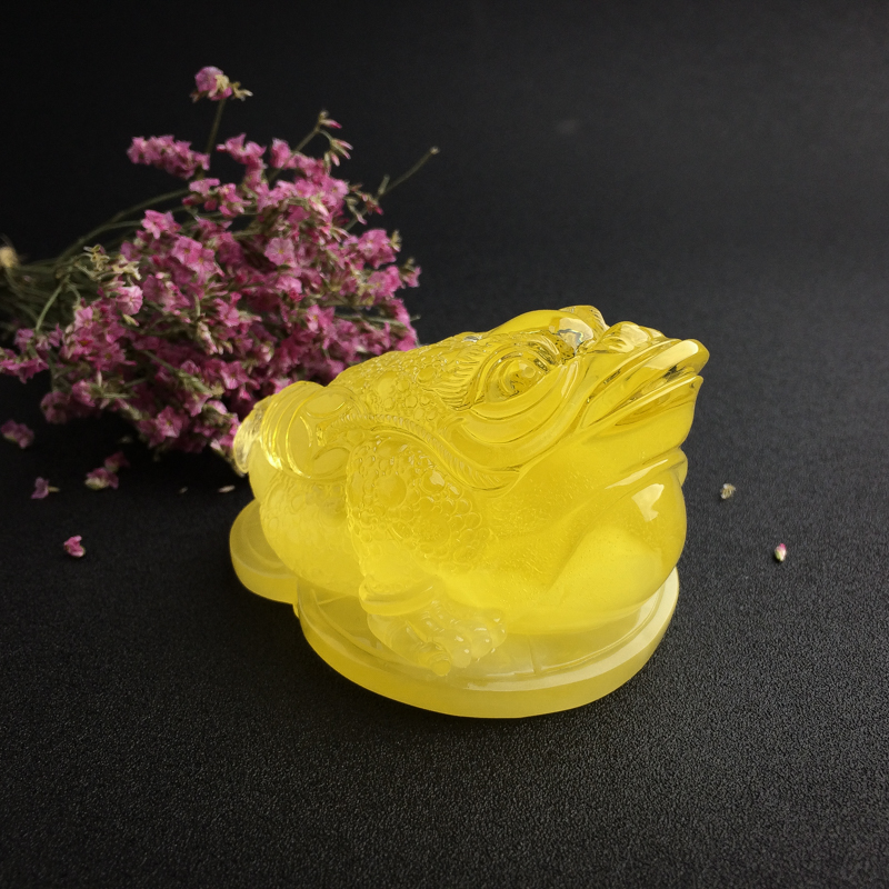 天然鸡油黄金包蜜蜜蜡金禅摆件 - 红掌柜