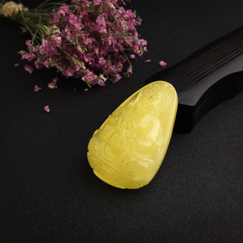 波罗的海蜜蜡挂件-红掌柜