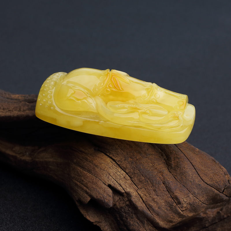 蜜蜡节节高升吊坠-红掌柜