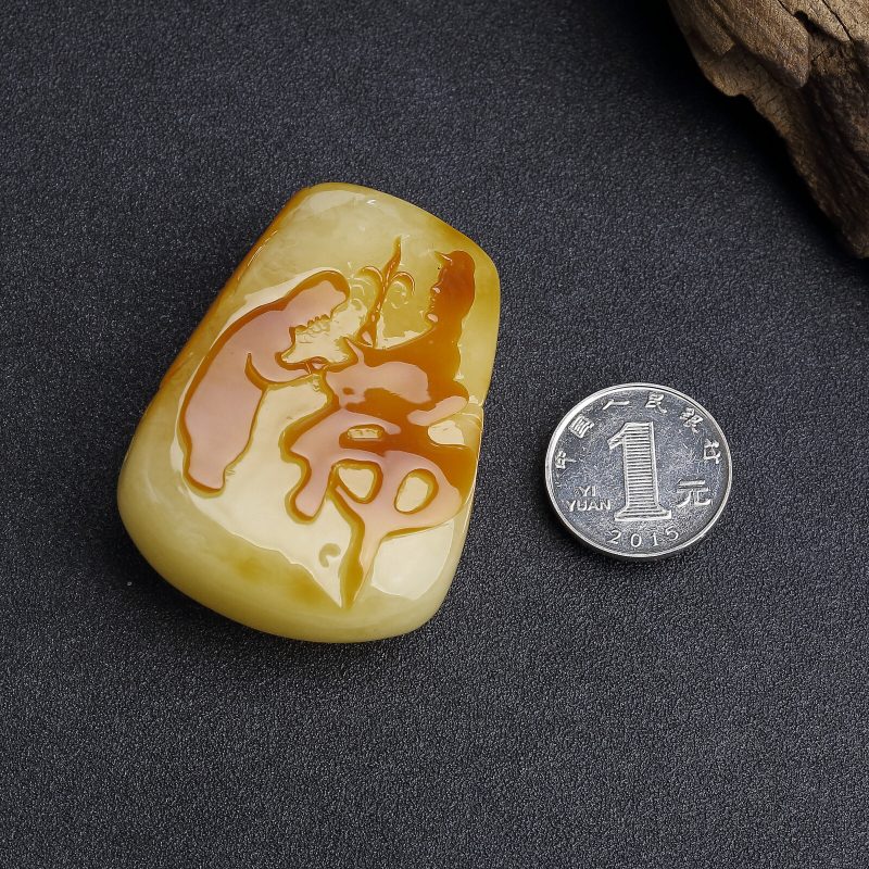 波罗的海蜜蜡悟道吊坠 - 红掌柜