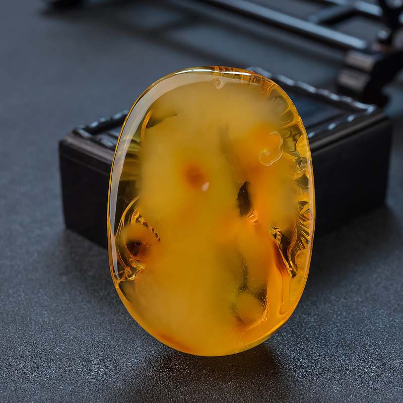 天然金绞蜜葫芦吊坠-红掌柜