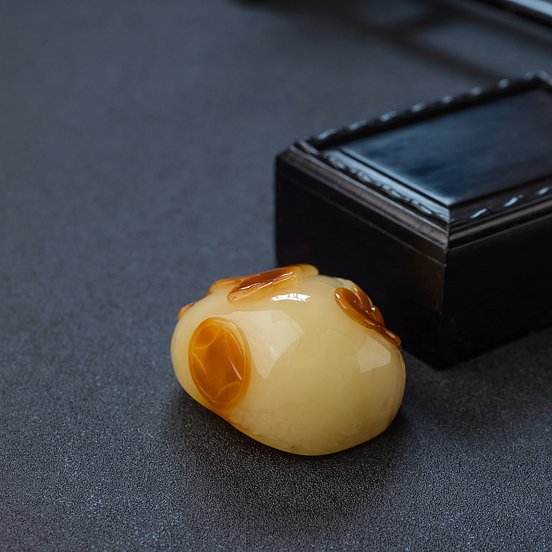 波罗的海蜜蜡吊坠-红掌柜