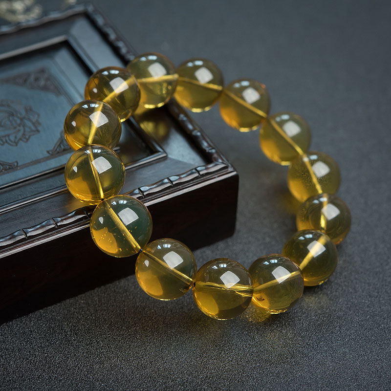 天然17mm蓝珀手串 - 红掌柜