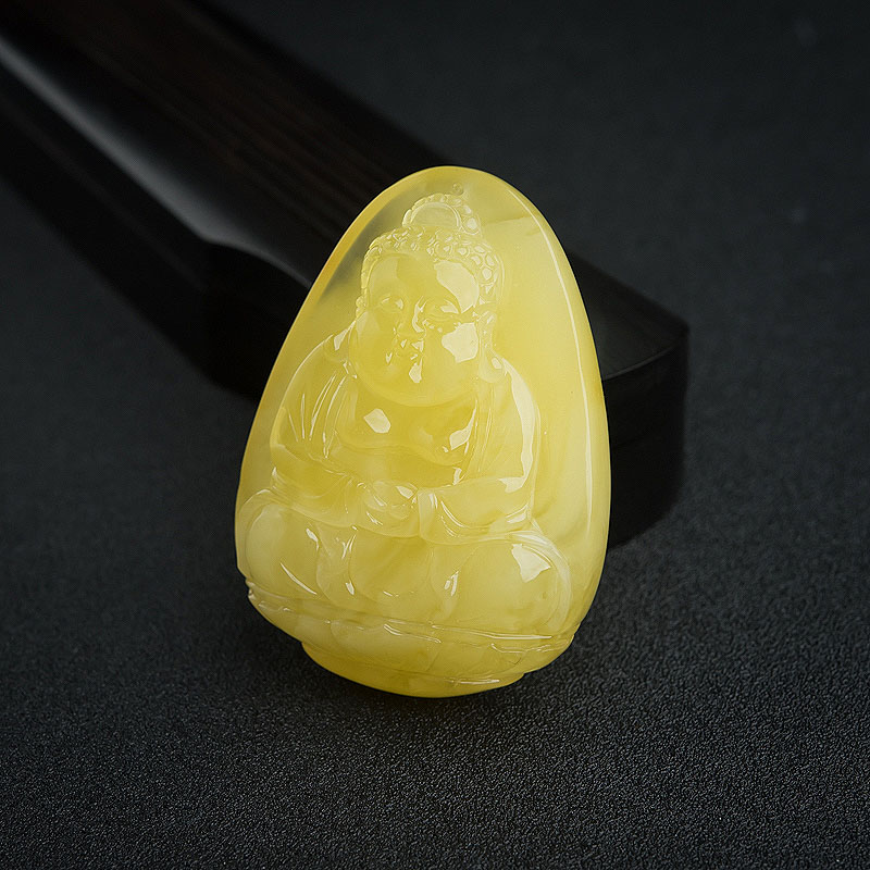 蜜蜡吊坠-红掌柜