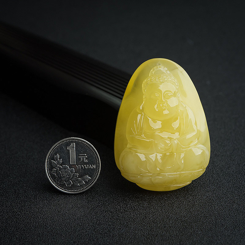 波罗的海蜜蜡吊坠-红掌柜