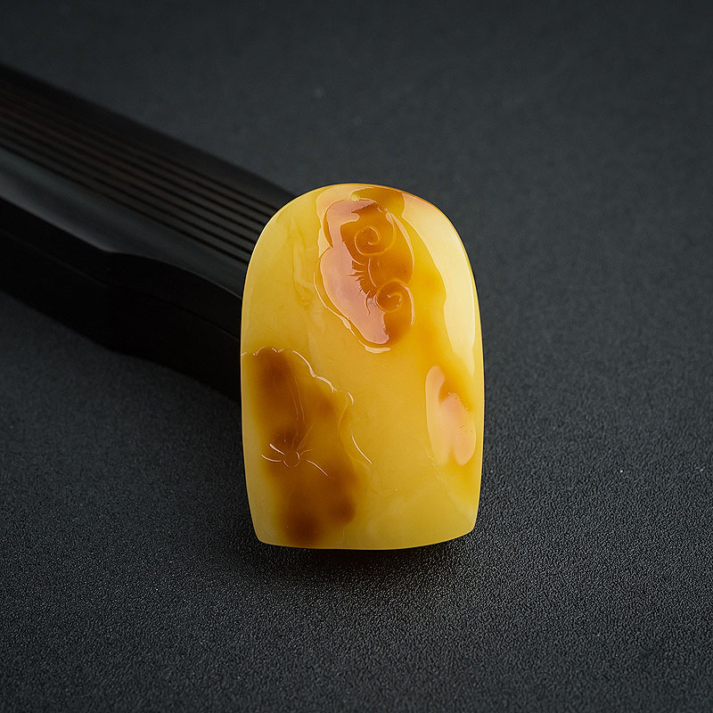 蜜蜡吊坠-红掌柜