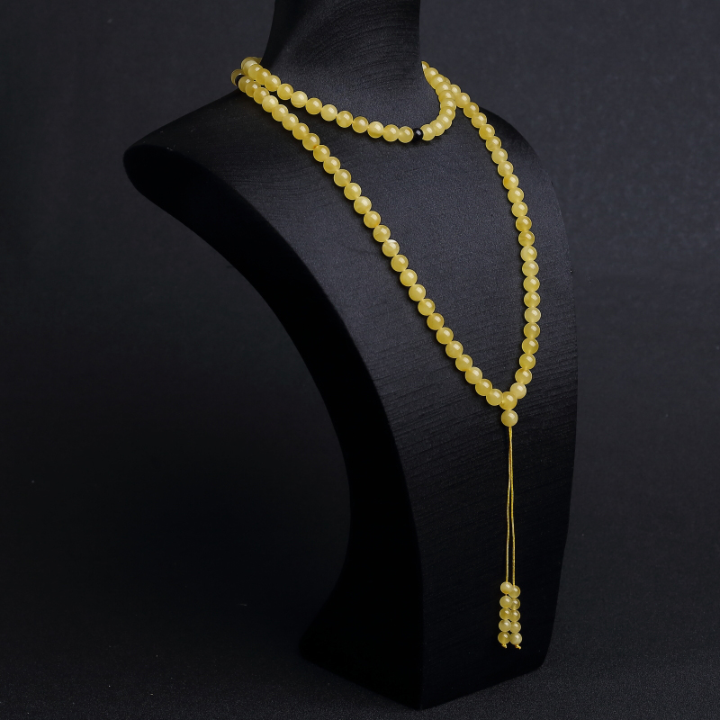 波罗的海天然鸡油黄蜜蜡108佛珠-红掌柜