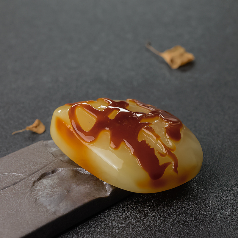 蜜蜡吊坠-红掌柜