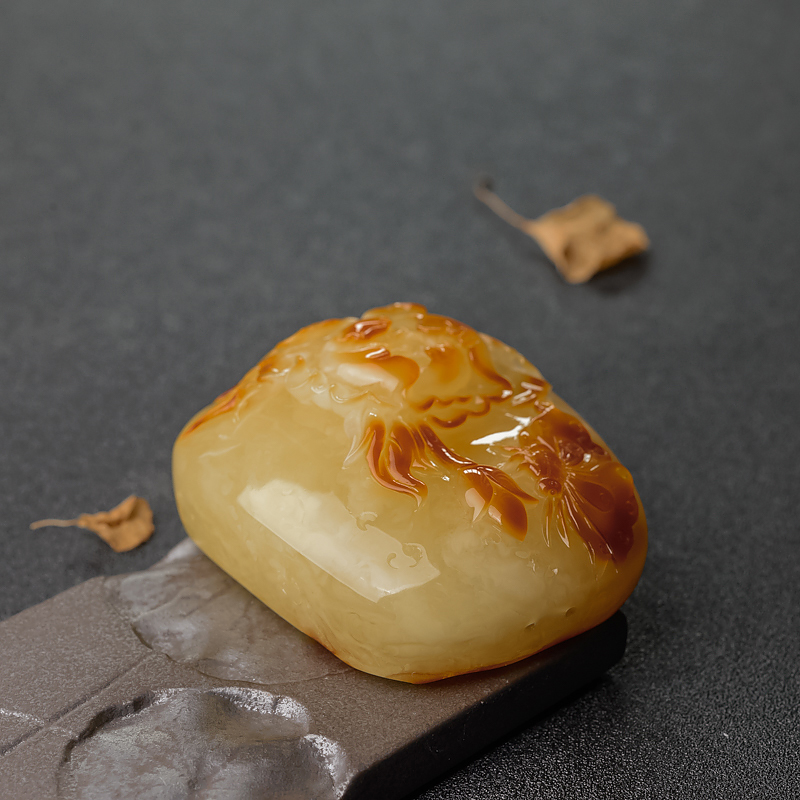 蜜蜡吊坠-红掌柜