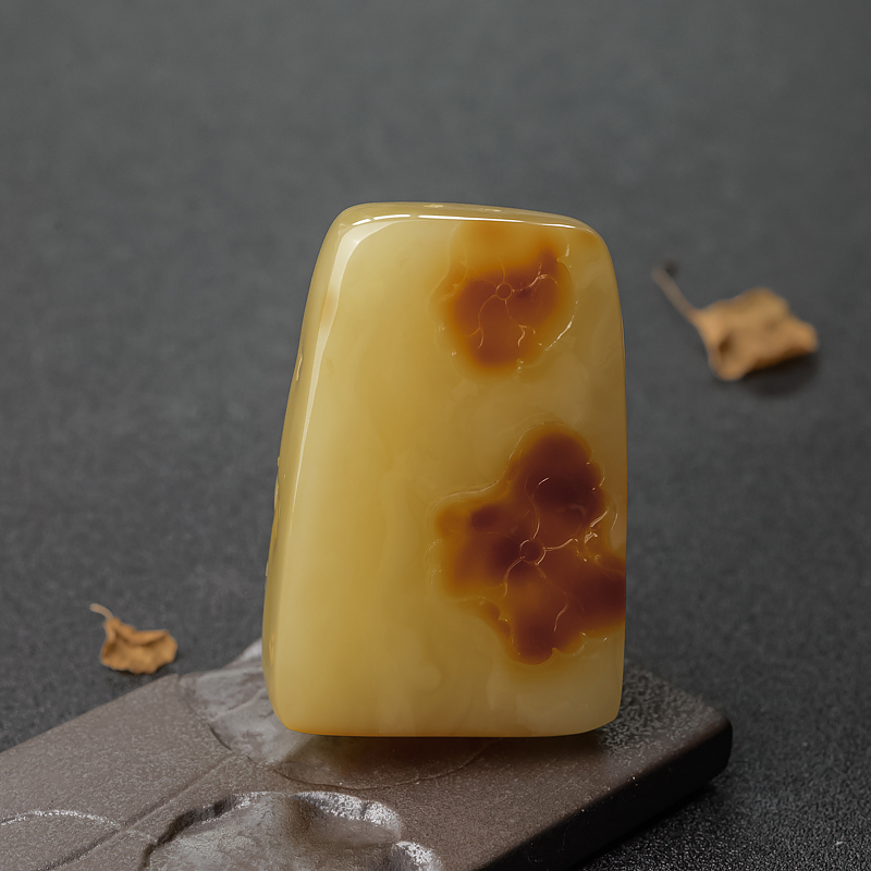 蜜蜡牡丹花吊坠-红掌柜