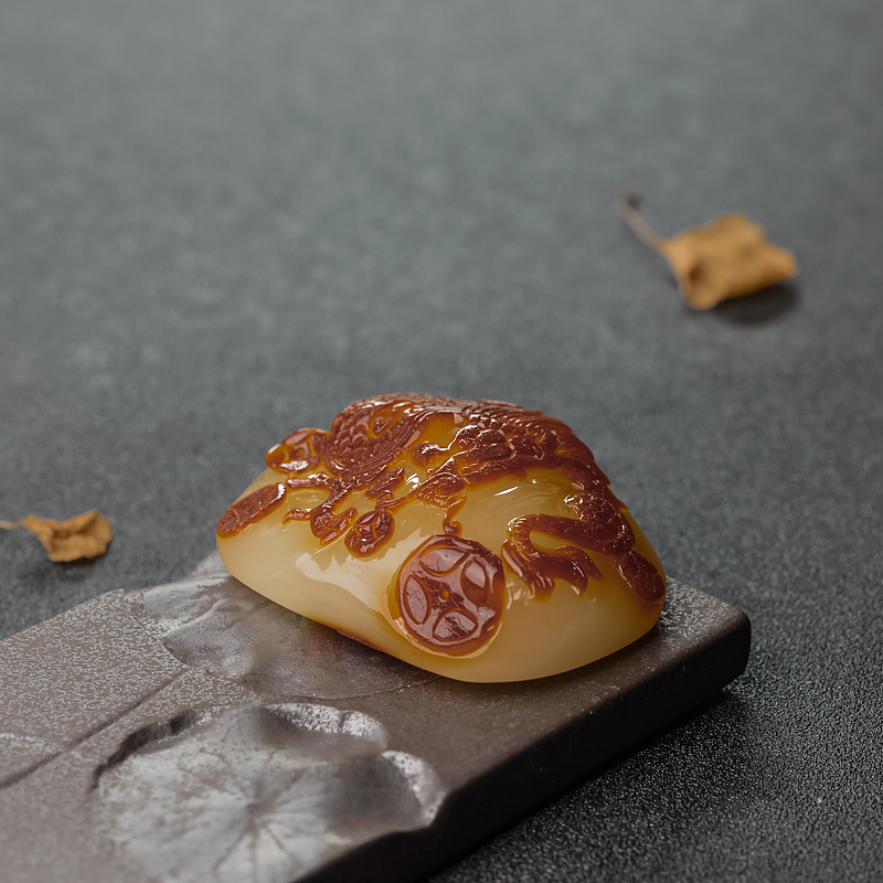 蜜蜡吊坠-红掌柜