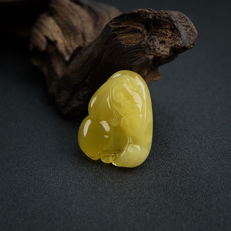 波罗的海蜜蜡葫芦吊坠-红掌柜