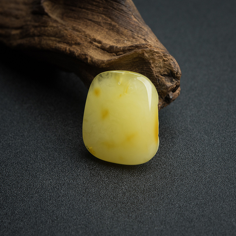 天然蜜蜡钱袋吊坠-红掌柜