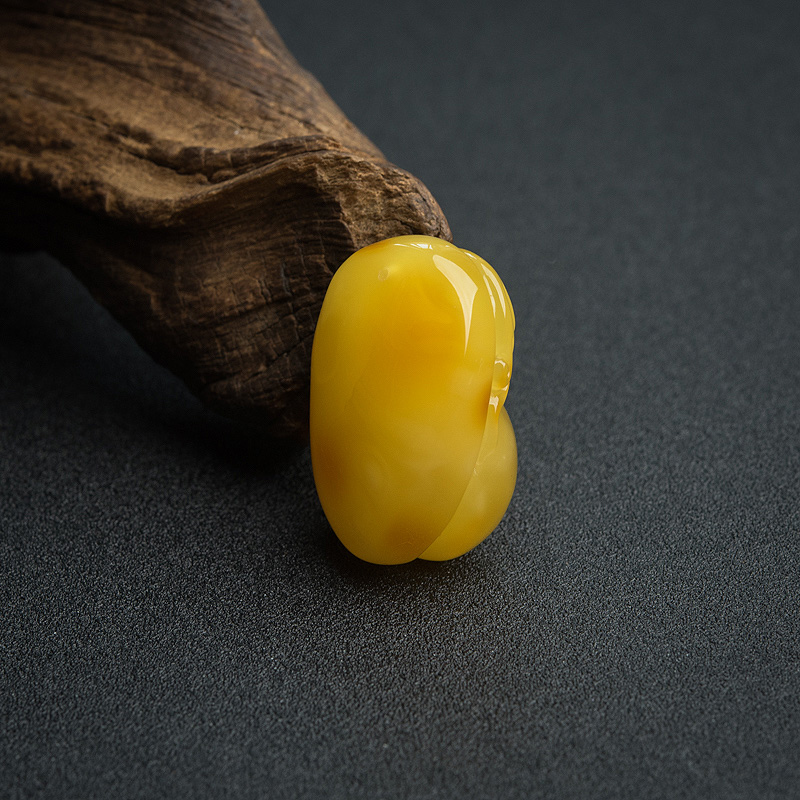 天然蜜蜡葫芦吊坠-红掌柜