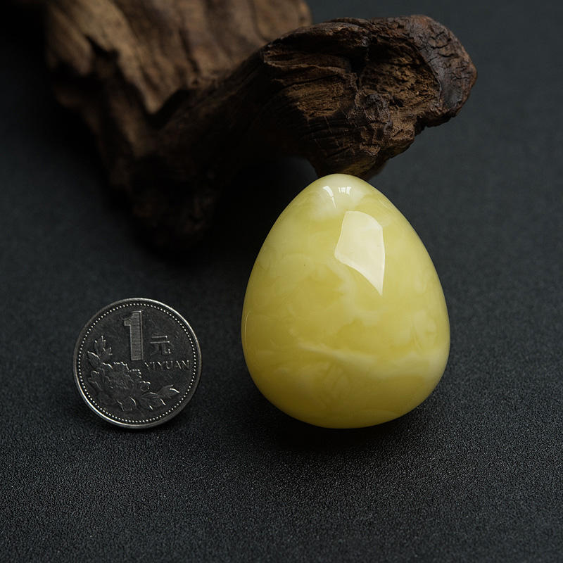 波罗的海蜜蜡吊坠-红掌柜