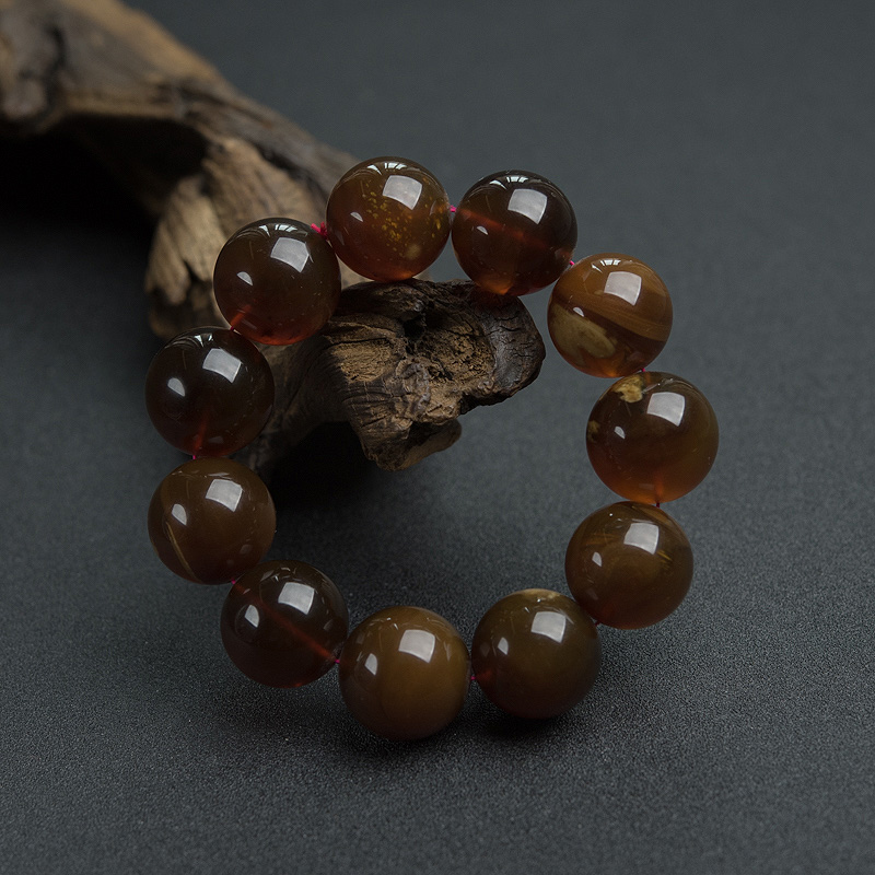 22mm根珀单圈手串-红掌柜