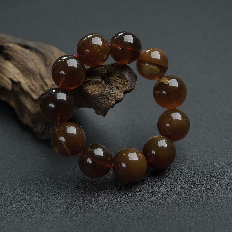 22mm根珀手串-红掌柜