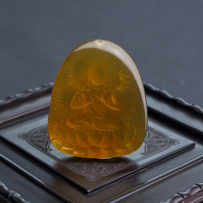 棕珀大势至菩萨-红掌柜