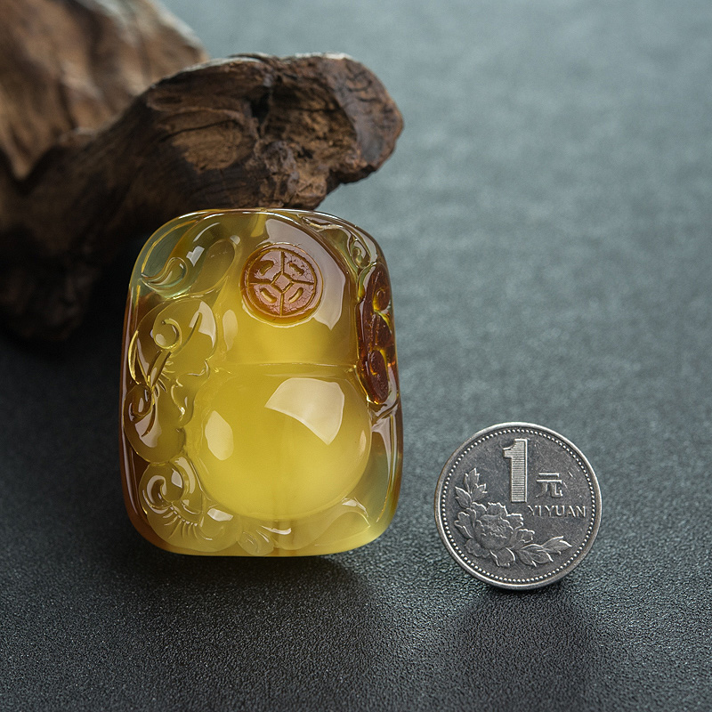 俏色金绞蜜葫芦-红掌柜