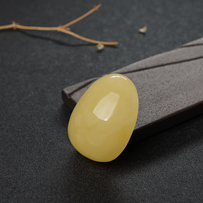 蜜蜡随形吊坠-红掌柜