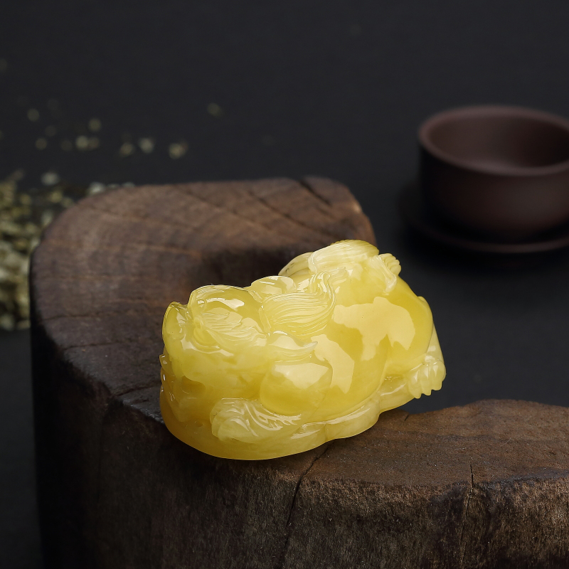 波罗的海蜜蜡貔貅吊坠 - 红掌柜