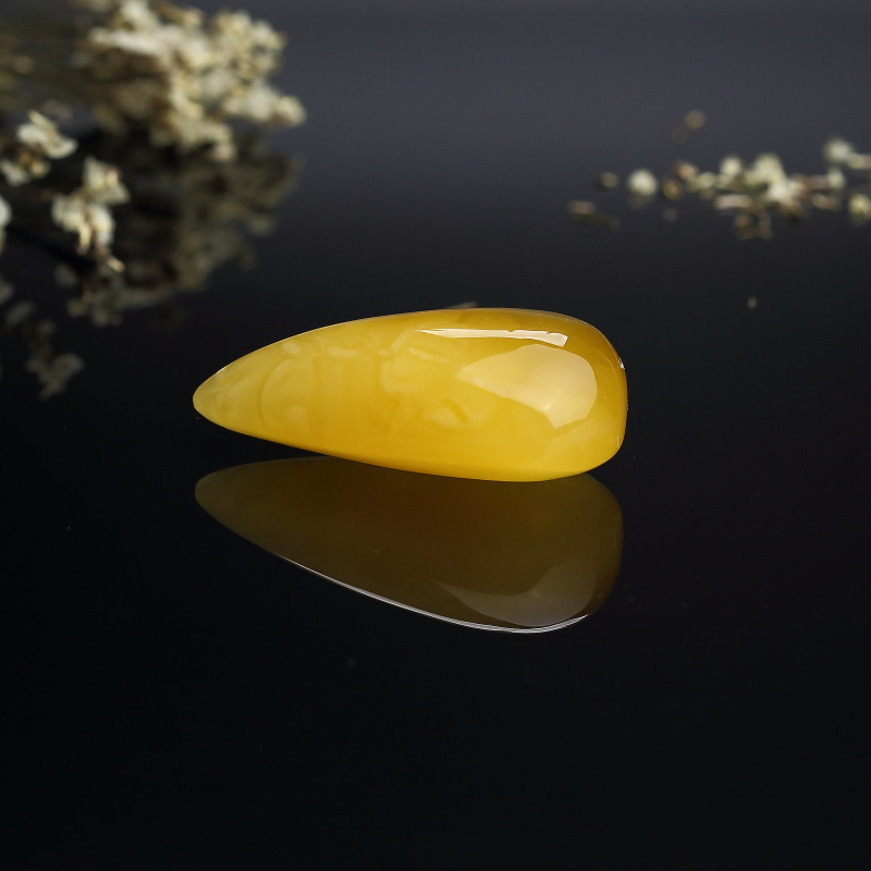 天然蜜蜡水滴吊坠 - 红掌柜