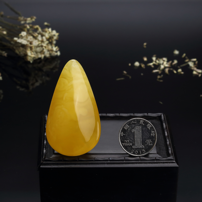 波罗的海天然鸡油黄蜜蜡吊坠 - 红掌柜