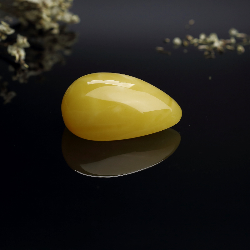 波罗的海满蜜鸡油黄蜜蜡水滴吊坠 - 红掌柜