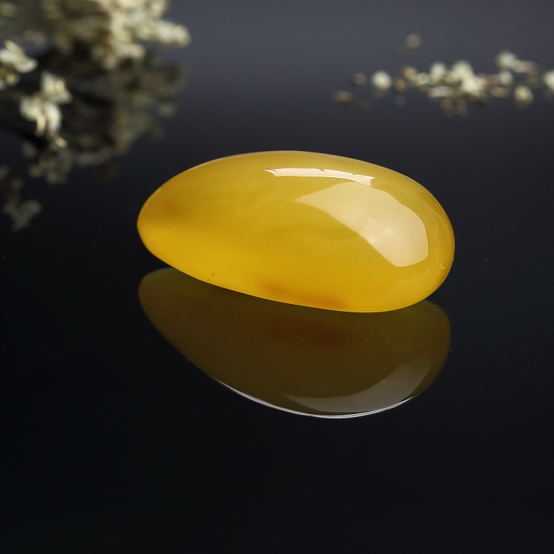 天然蜜蜡水滴吊坠 - 红掌柜