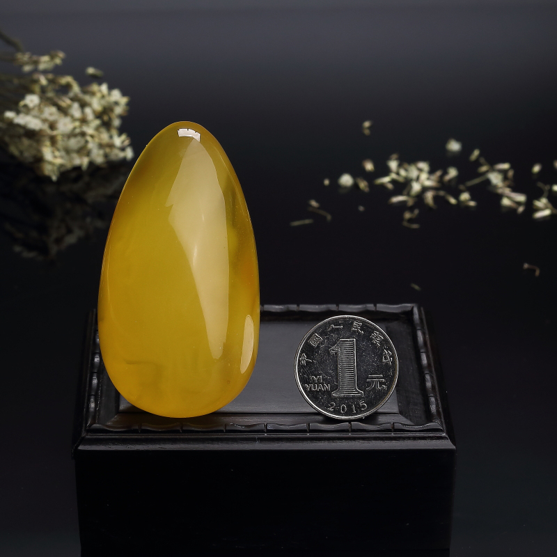 波罗的海天然鸡油黄蜜蜡吊坠 - 红掌柜