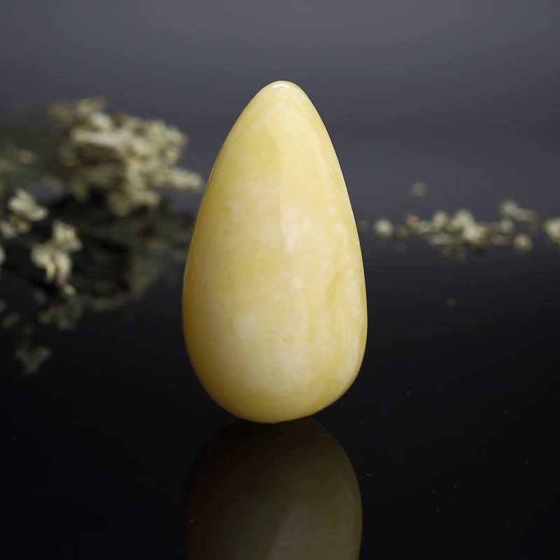 白花蜜蜜蜡随形吊坠 - 红掌柜