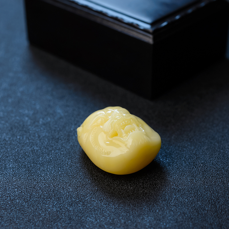 波罗的海天然满蜜蜜蜡吊坠-红掌柜