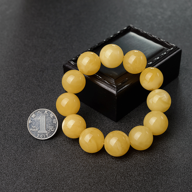 波罗的海天然蜜蜡手串-红掌柜