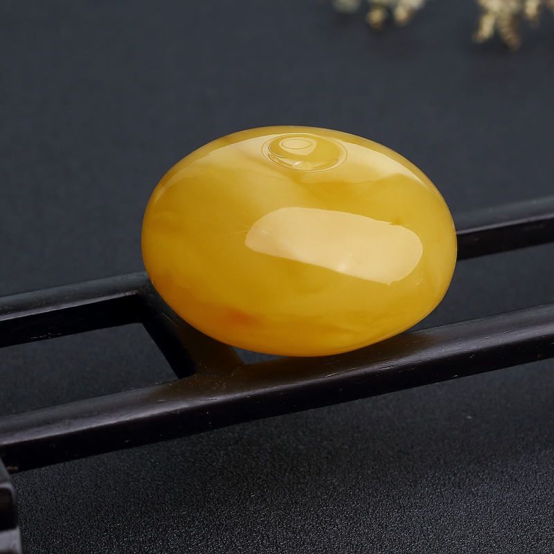 波罗的海天然鸡油黄蜜蜡吊坠-红掌柜