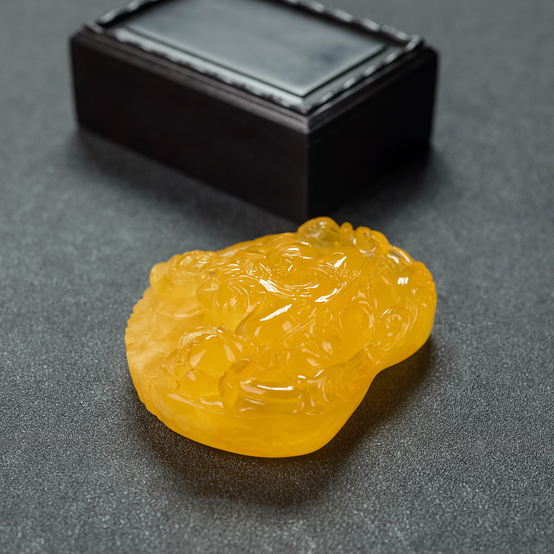 鸡油黄蜜蜡-红掌柜