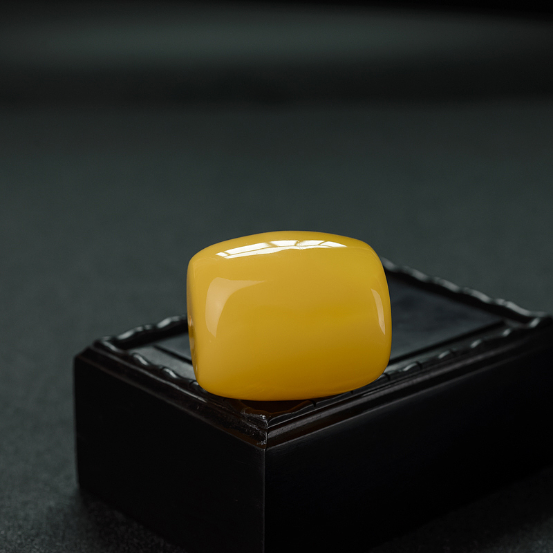 波罗的海蜜蜡桶珠-红掌柜