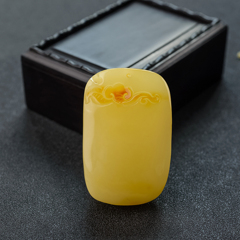 蜜蜡福瓜吊坠-红掌柜