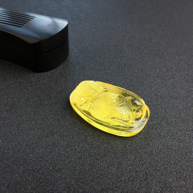 波罗的海天然鸡油黄金绞蜜蜜蜡吊坠-红掌柜