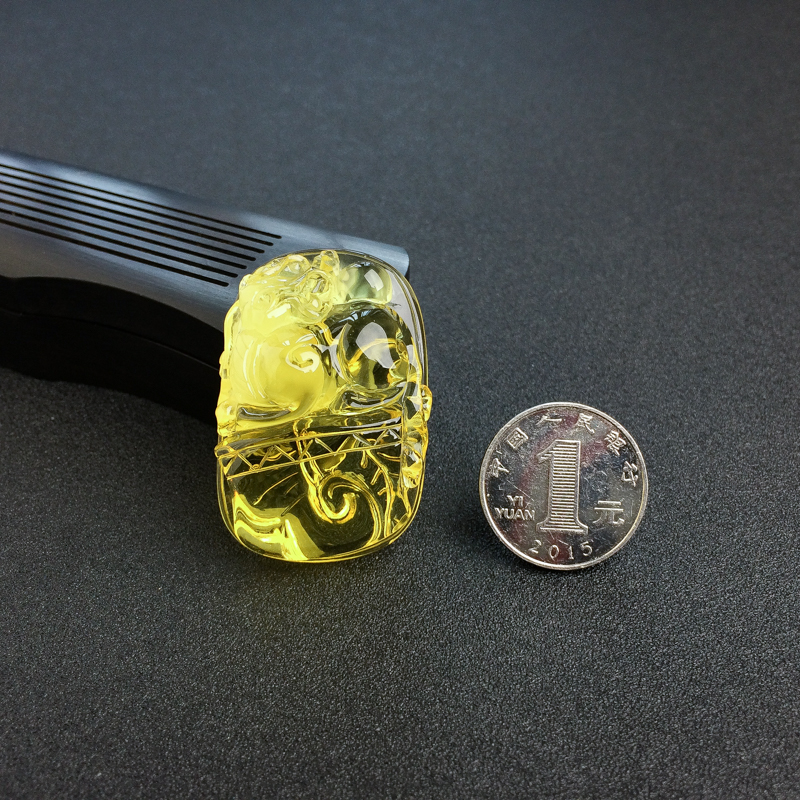 金绞蜜蜜蜡貔貅吊坠-红掌柜