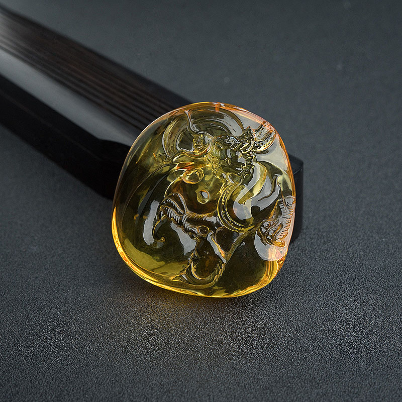 金珀鱼龙百变-红掌柜