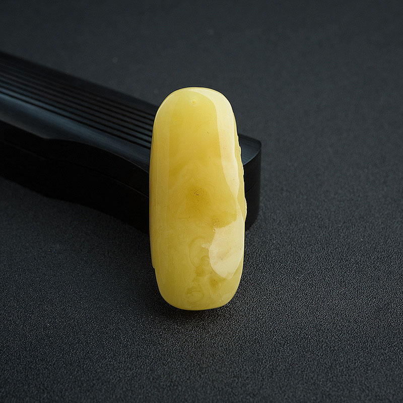 鸡油黄蜜蜡万福如意-红掌柜