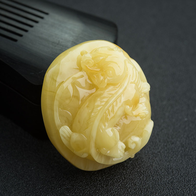 蜜蜡貔貅-红掌柜